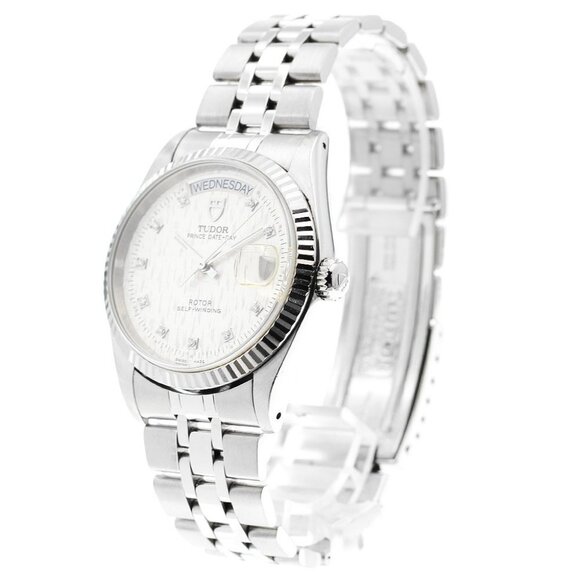 TUDOR Prince Date Day 76214 10P Diamond WG Bezel Automatic Men's Watch_893678 - Picture 2 of 6